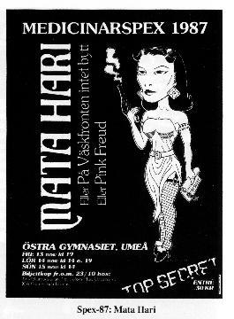 1987 Mata Hari affisch